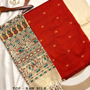 Raw Silk Madhubani