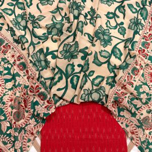 Ikkat Top Chennuri Silk Dupatta
