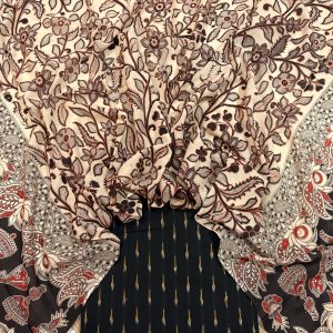 Ikkat Top Chennuri Silk Dupatta