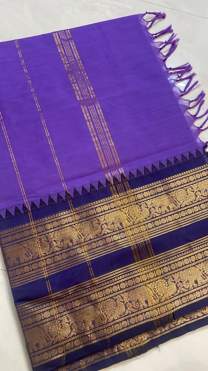 Lilac Lavender Kanchi Cotton - Image 2