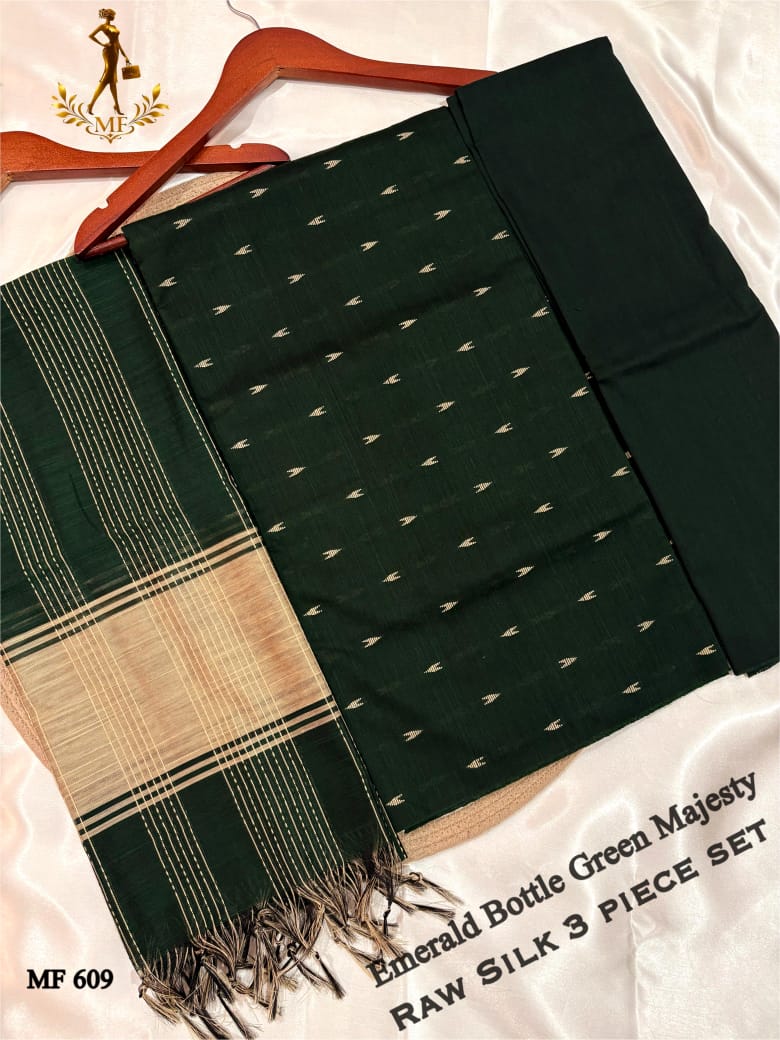 Premium Raw Silk Chudithar - Image 2