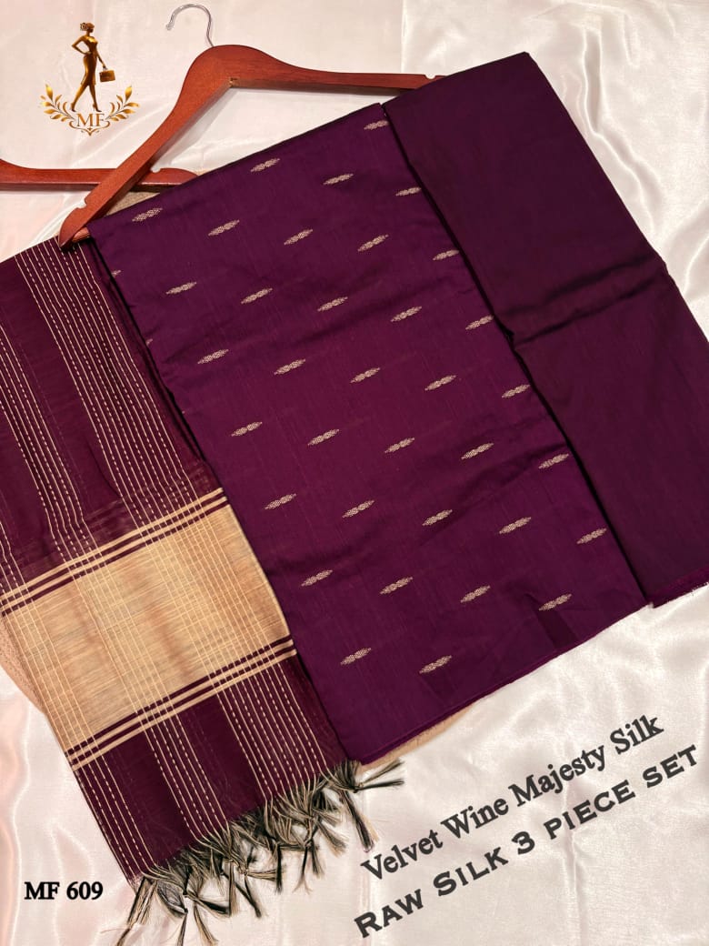 Premium Raw Silk Chudithar - Image 2