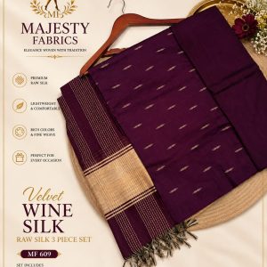 Premium Raw Silk Chudithar