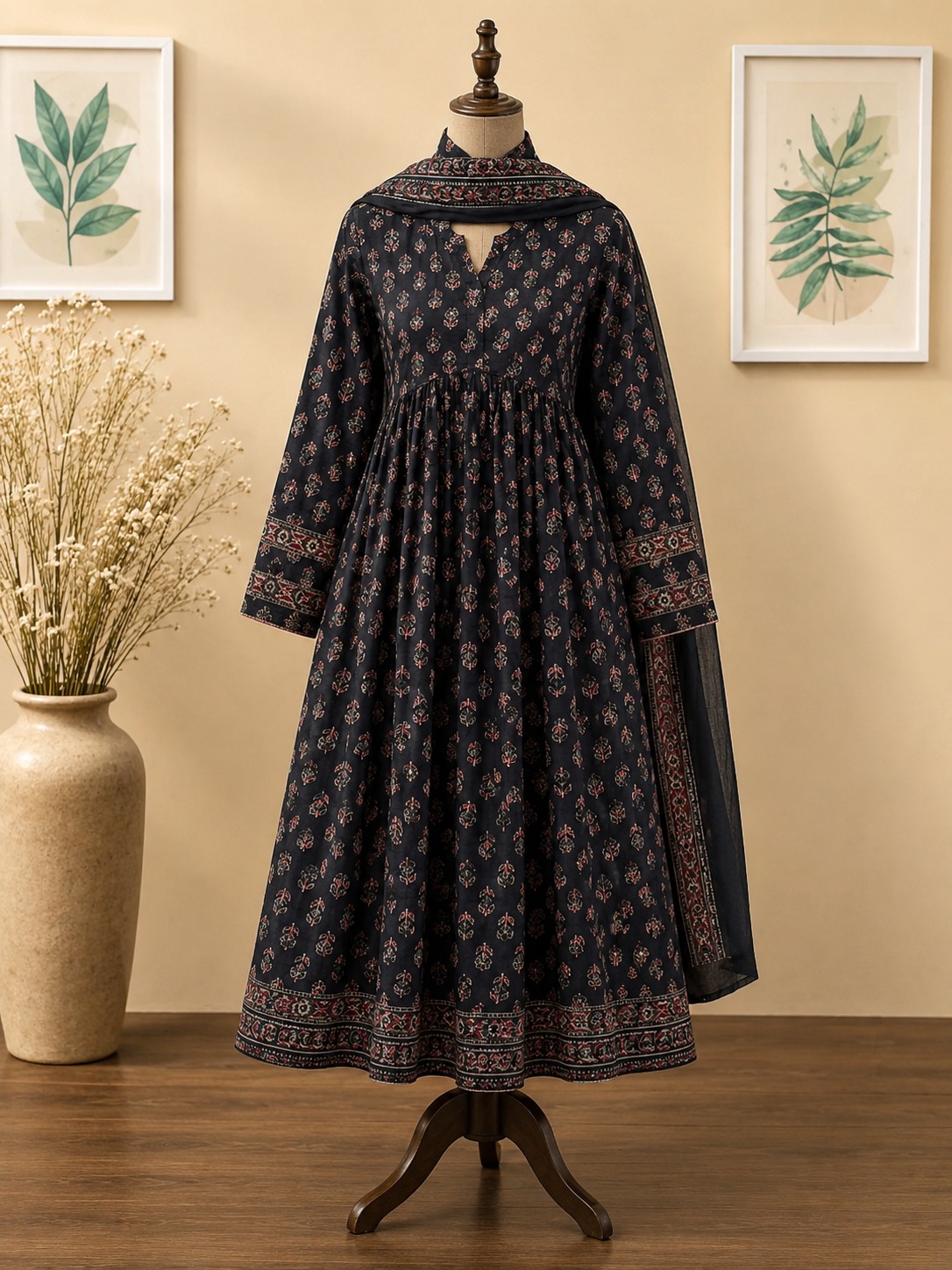 Anarkali Cotton Set - Image 2
