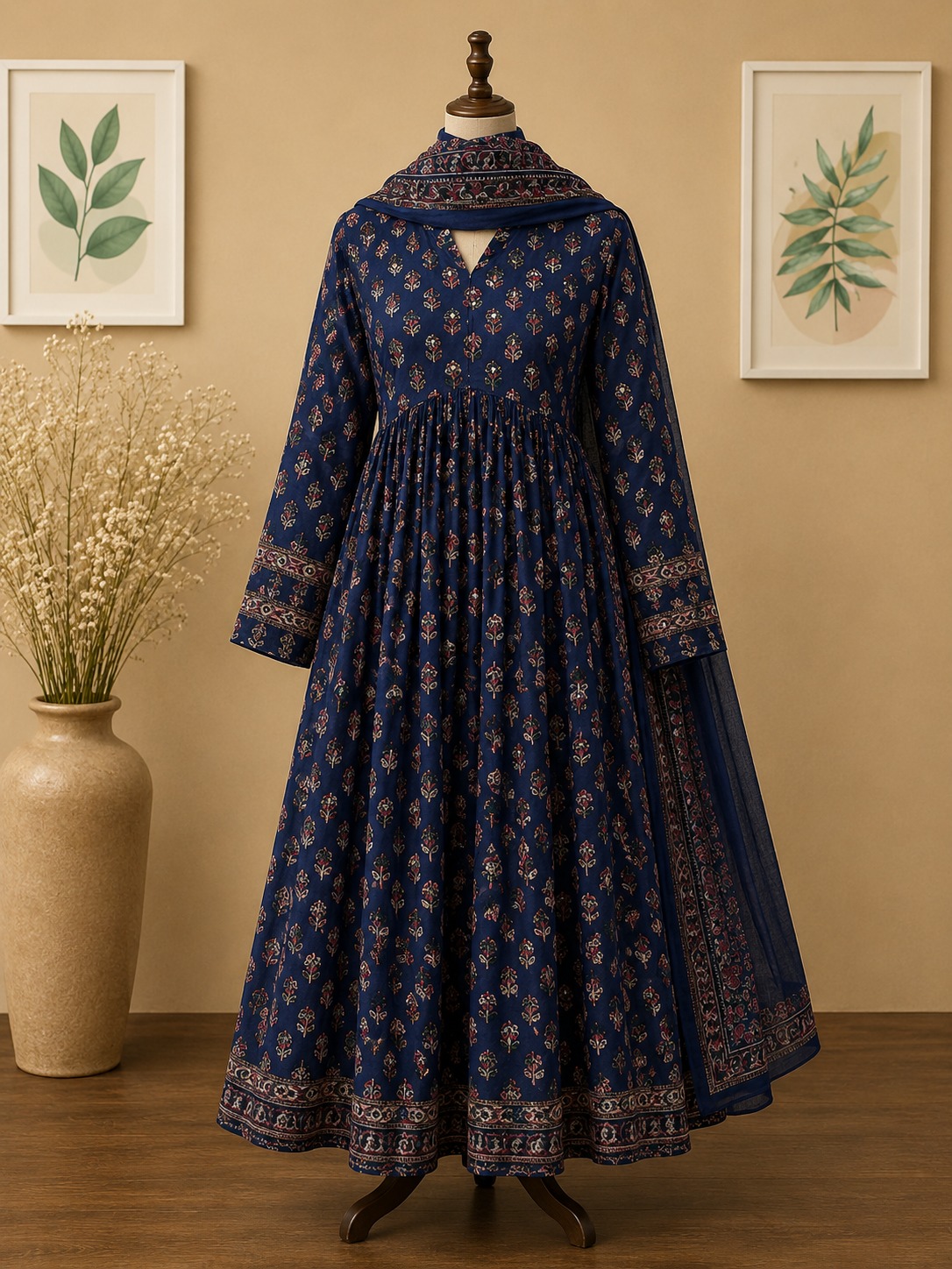 Anarkali Cotton Set - Image 2