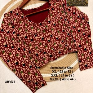 Kalamkari Stretchable Blouse