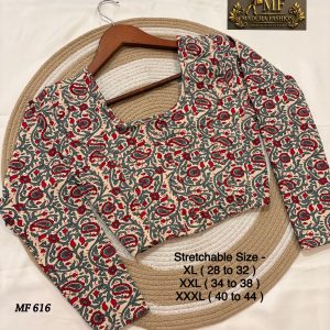 Kalamkari Stretchable Blouse