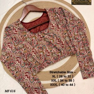 Kalamkari Stretchable Blouse