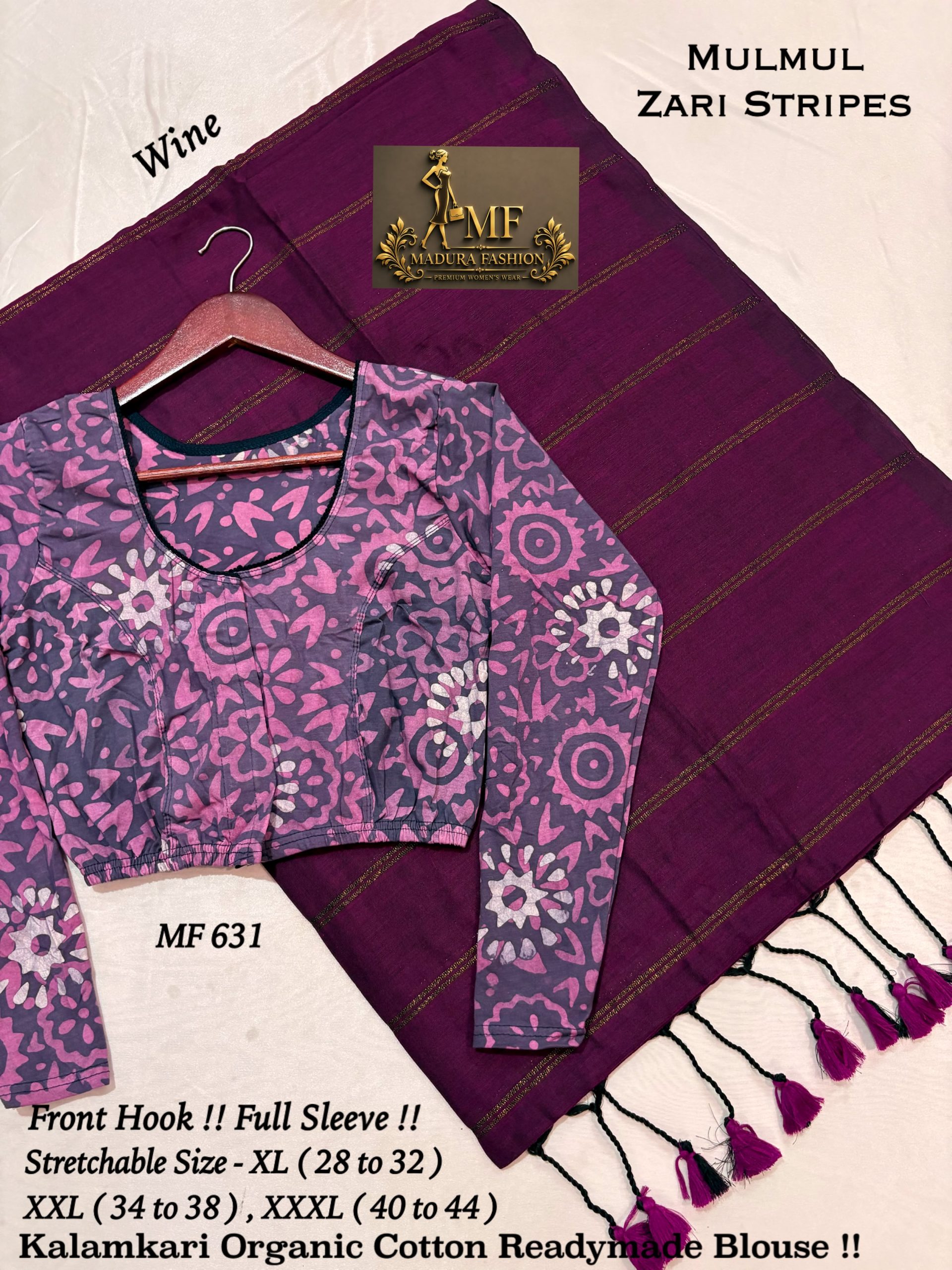 MulMul Zari Stripes