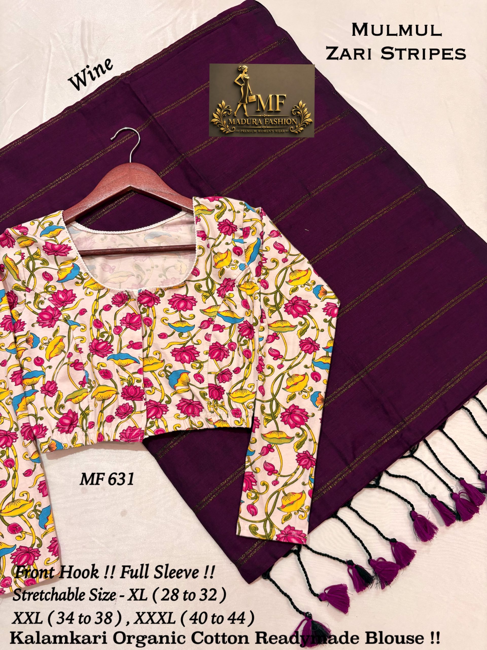 MulMul Zari Stripes