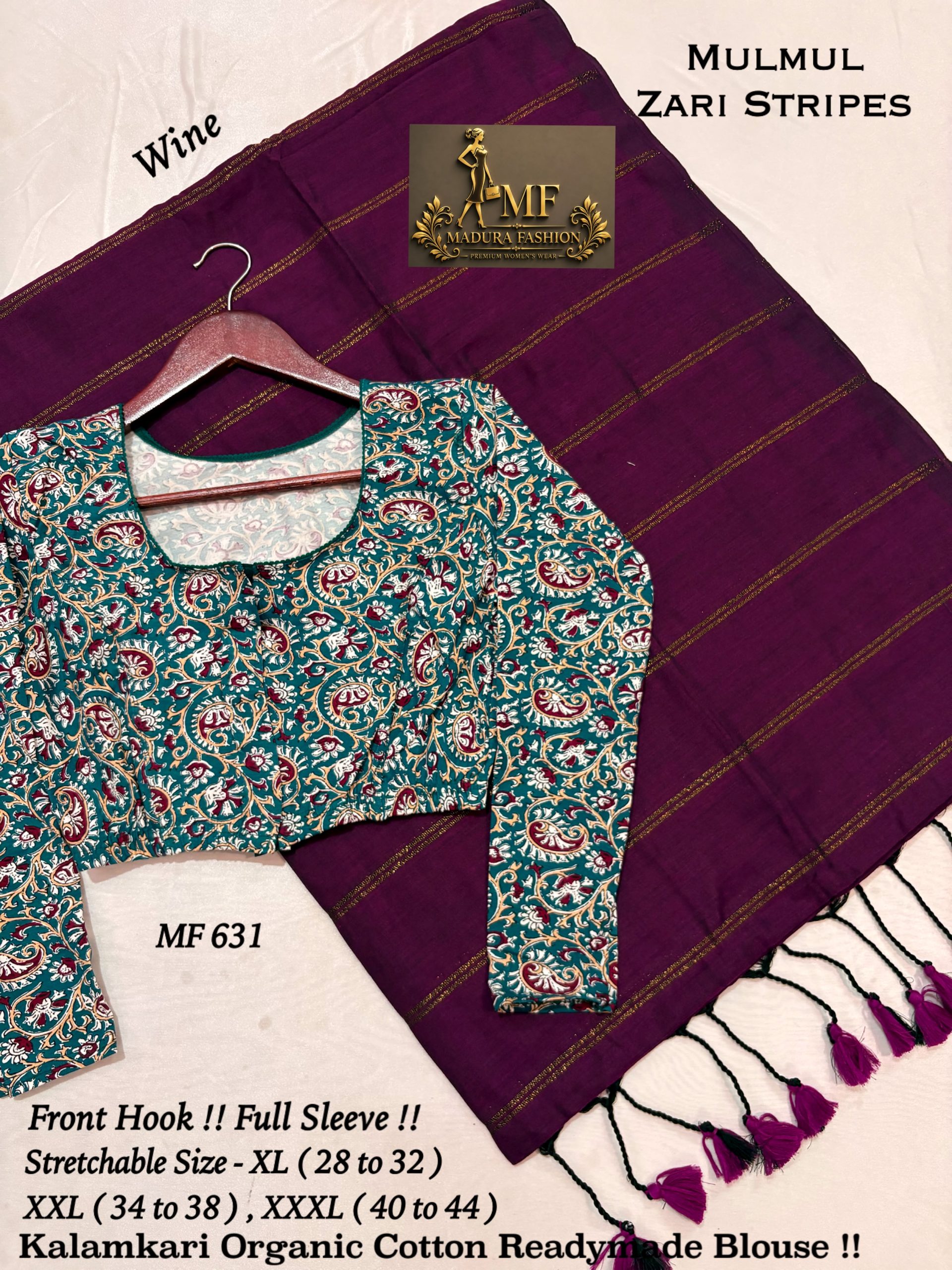 MulMul Zari Stripes