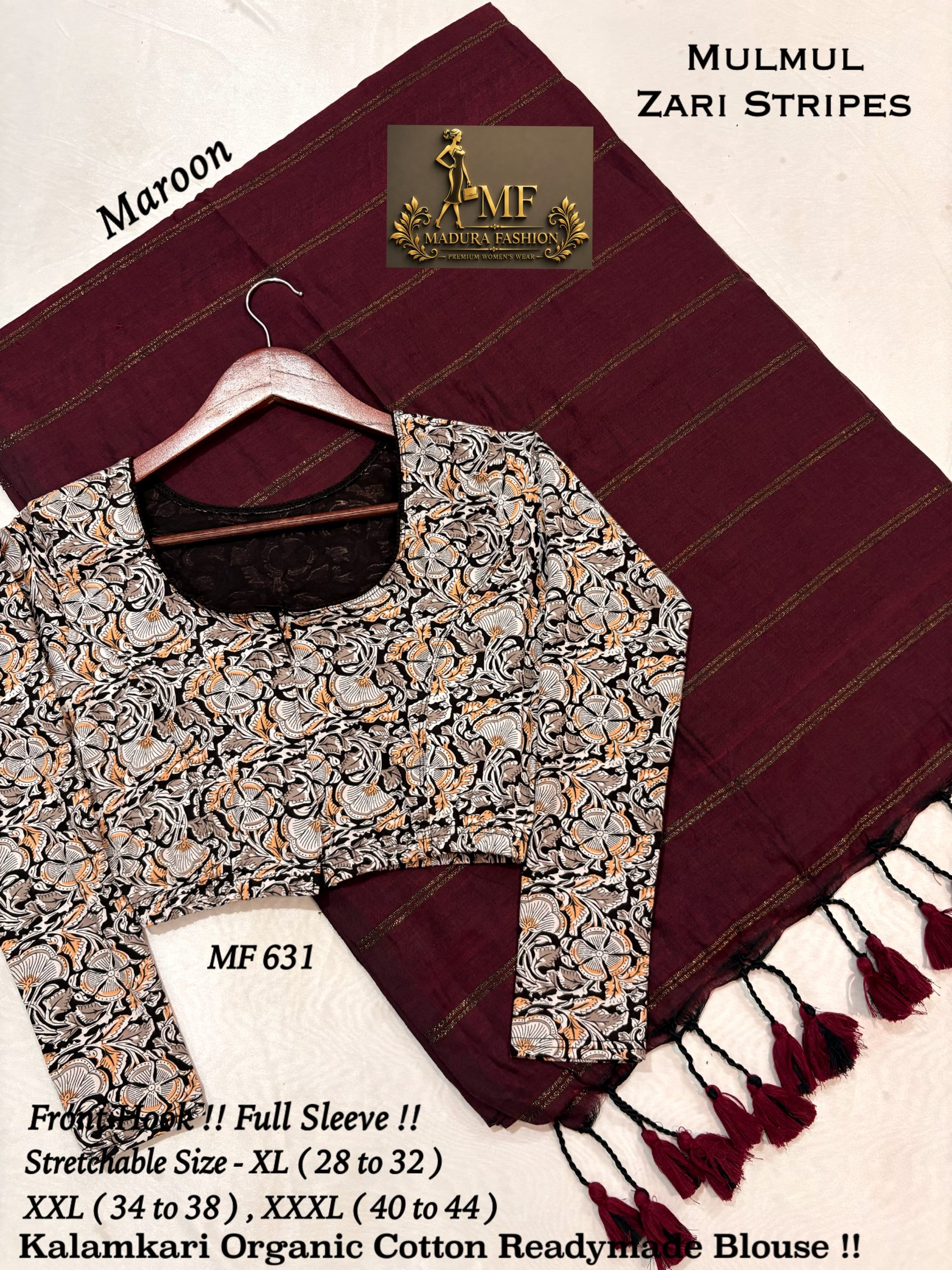 MulMul Zari Stripes
